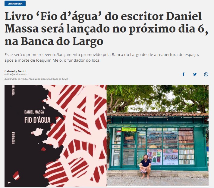 “fio d’água” no jornal amazonense “a&nbsp;crítica”